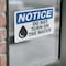 Signmission Do Not Turn On The Water Sign With Symbol, 5 in W x Rectangle, Vinyl Decal OS-2PACK-NS-D-35-L-11394 - alternate 3